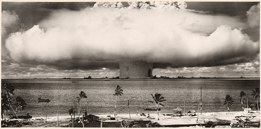wreck diving in Micronesia at Bikini Atoll, where an atomic bomb was tested