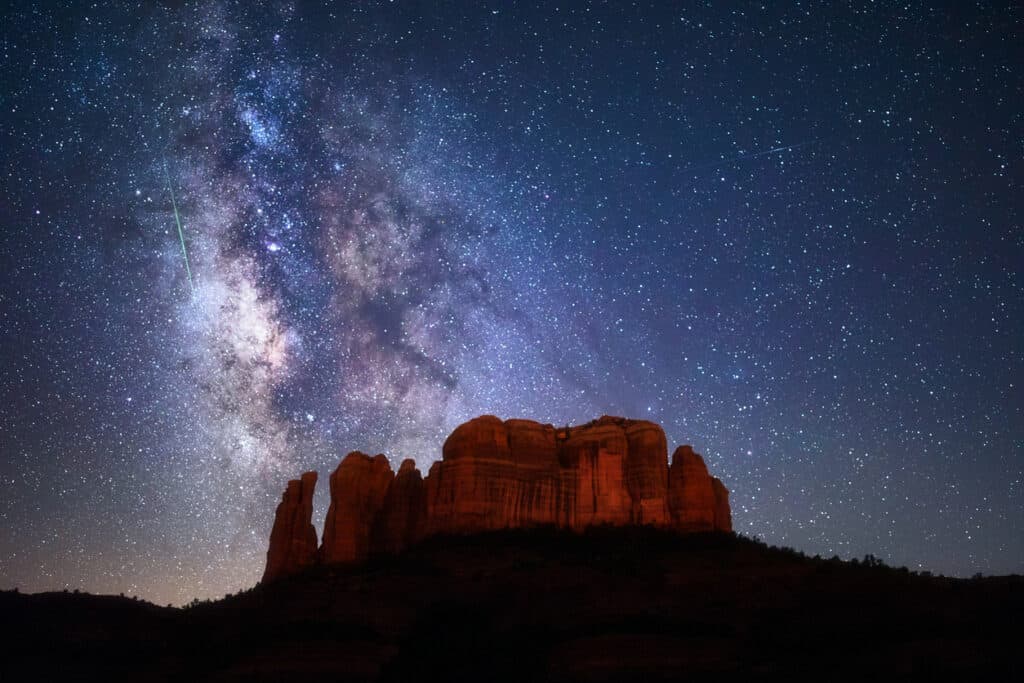 night sky in Sedona