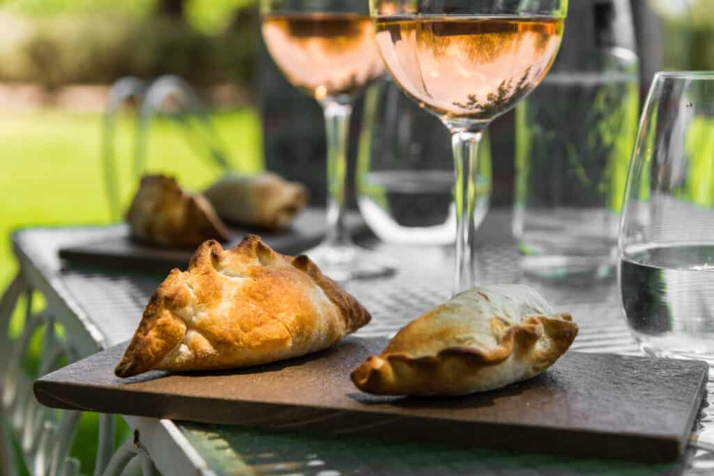 wine and empanadas are sure to be found on a food and wine tour in Mendoza Argentina