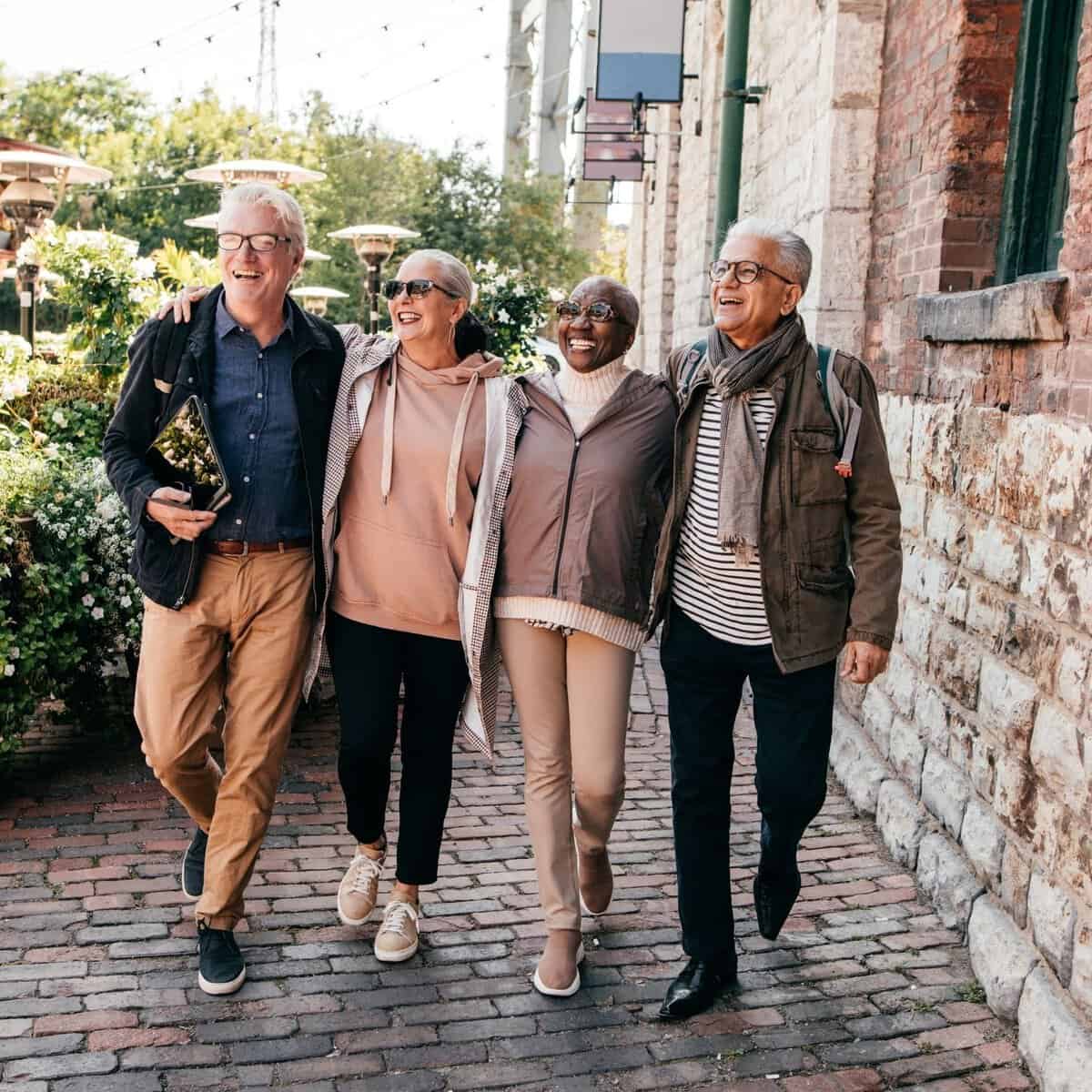 build a daily routine when you retire, walk, socialize, etc