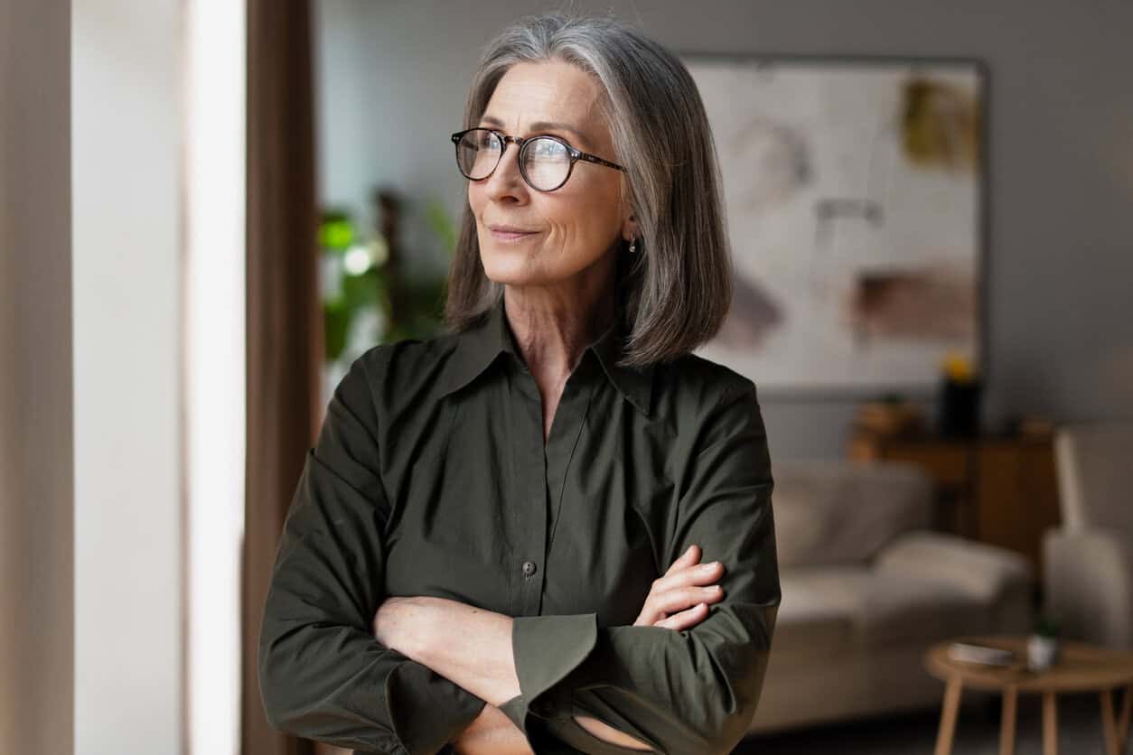 older woman, retirement, something just feels off