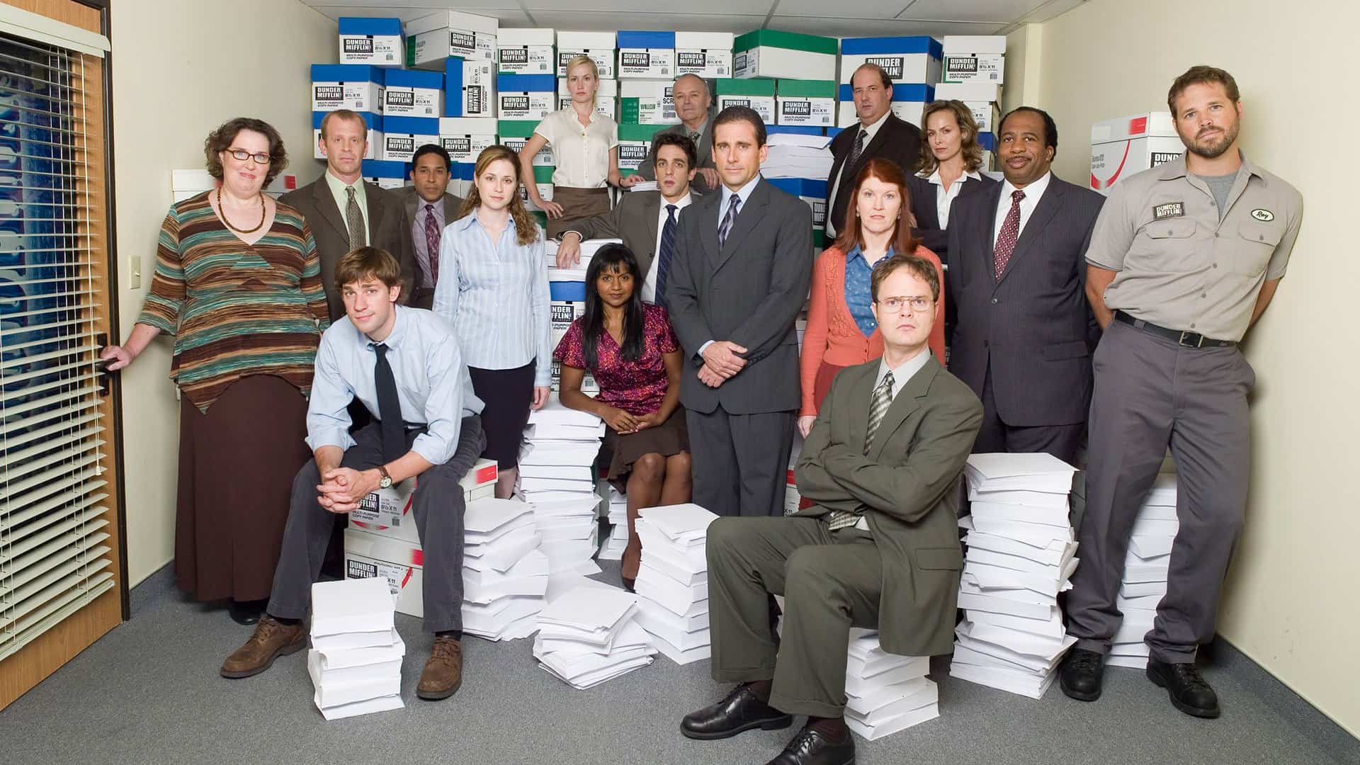 making friends in retirement. cast from the tv show The Office